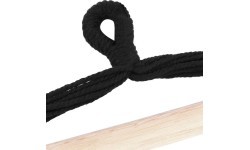 Šūpuļtīkls/sēdeklis Spokey BENCH ETNO, melns balts