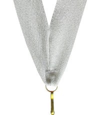 Medal Ribbon V2/C Silver 2cm