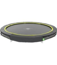 Iebūvējams sporta batuts EXIT Silhouette ø244 cm, melns