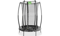 EXIT Tiggy junior trampoline with safety ø140cm - black/grey