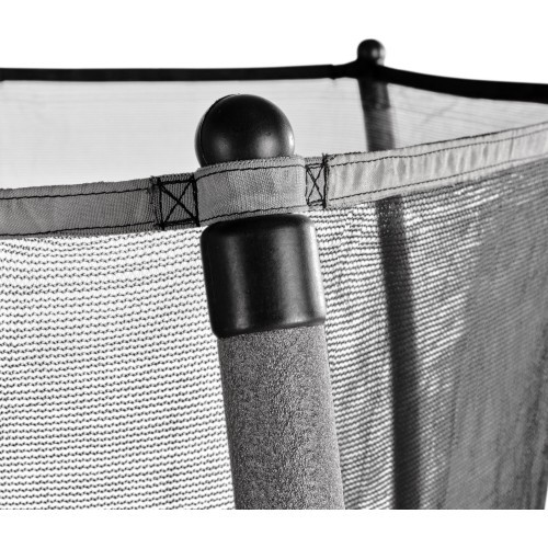 EXIT Tiggy junior trampoline with safety ø140cm - black/grey