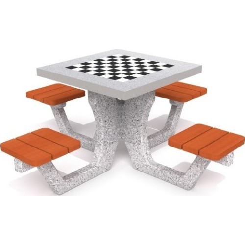 Concrete Table for Chess - Checkers Inter-Play 01