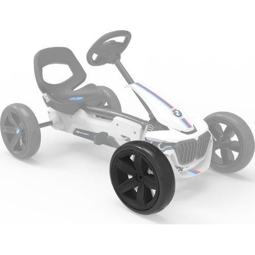 Переднее колесо чёрное-чёрное 10x2,5