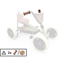 Рукоятка d22x90 мм коричневая (2 шт.)