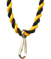 Medaļas aukla melna/geltena 70192.01