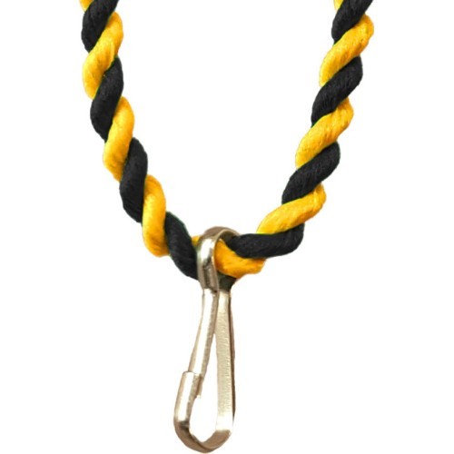 Medal ribbon black/yellow 70192.01