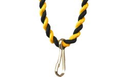 Medal ribbon black/yellow 70192.01