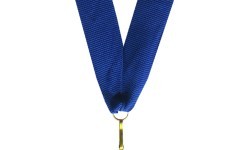 Lentīte medaļai V8, zila, 1 cm