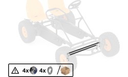 Duo Coaster stūres stieņu komplekts