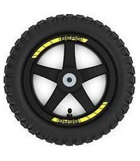 Wheel black 12.5x2.25-8 all terrain (Cross)