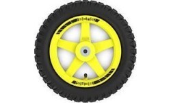 Wheel yellow 12.5x2.25-8 all terrain (Cross)