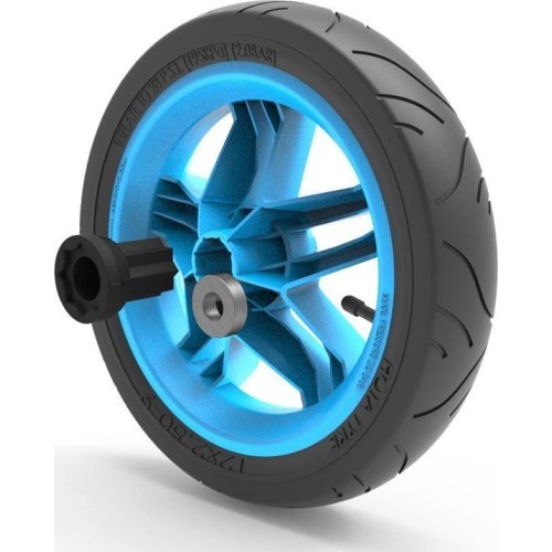 Wheel blue 12.5x2.50-9 slick