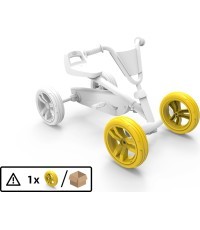 Wheel 9x2 - Yellow/Yellow Front