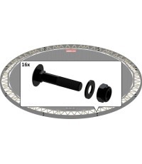 Plakana pamatne - Stiprinājumi