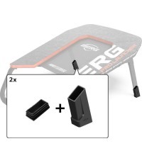 Pro Launcher - Straight Leg Rubber Foot + Plastic Cap (2x)