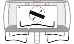 Ultim Pro Bouncer - W-leg 5x5 (L+R, ar stiprinājumiem)