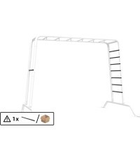 PlayBase - Rāmis Monkey bar caurule ar pulverkrāsas pārklājumu