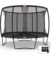BERG Elite Regular 430 pelēks Levels + drošības tīkls DLX XL