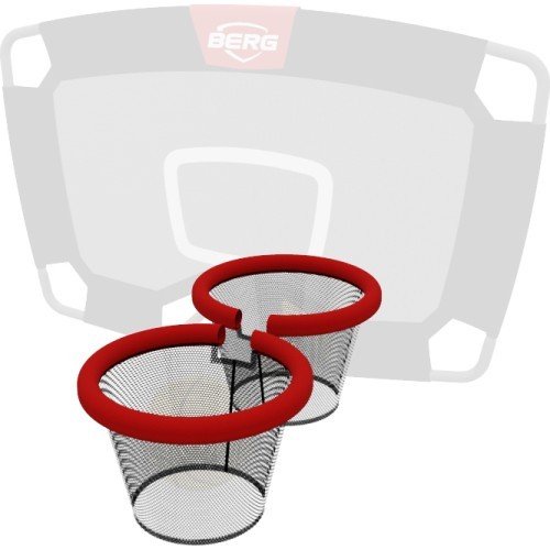 TwinHoop aizsargtīkls ar sarkanu uzmavu
