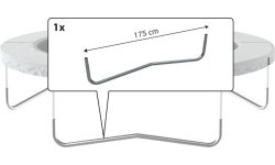 Favorit - W-veida kāja 330 (175 cm)