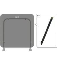 AeroWall - stiprinājuma lenta + sprādze (4x)