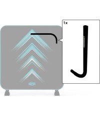 AeroWall - Rāmja caurule ar liektiem R 2x2 gabaliem