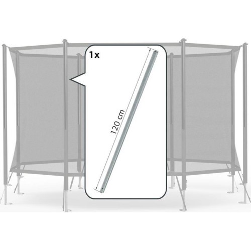 Drošības tīkla „Comfort“ augšējā caurule atsperu stiprinājumam (120 cm)