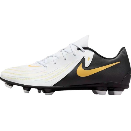 Nike Phantom GX 2 Club FG/MG vīriešu futbola apavi, melni balti FJ2557 100