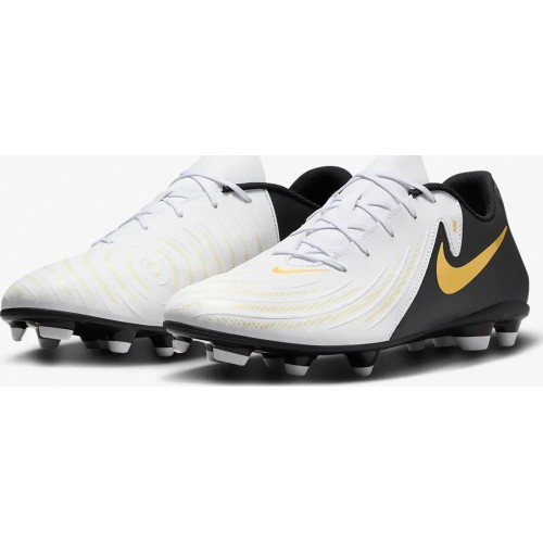Nike Phantom GX 2 Club FG/MG vīriešu futbola apavi, melni balti FJ2557 100
