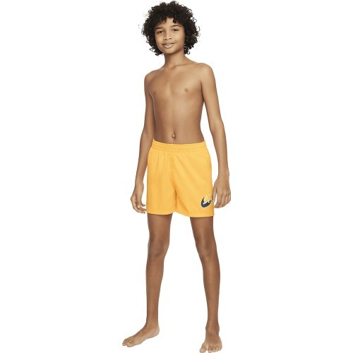 Nike Nk B Scribble 4'' Volley swim shorts for teens, yellow NESSE806 818