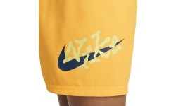Nike Nk B Scribble 4'' Volley swim shorts for teens, yellow NESSE806 818