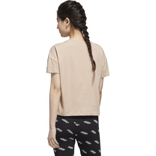 Женский топ Adidas U-4-U Cropt T, бежевый