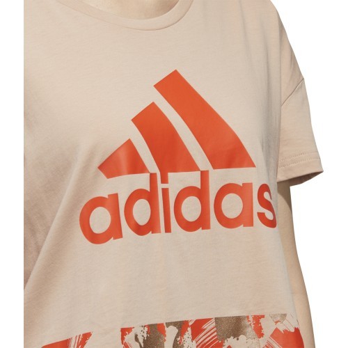 Женский топ Adidas U-4-U Cropt T, бежевый