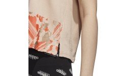 Женский топ Adidas U-4-U Cropt T, бежевый
