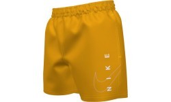 Nike Swim Shorts for Teens Nk B Split Lgo 4'' Volley Short Yellow NESSC781 818