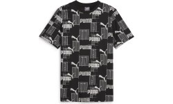Мужская футболка Puma Ess+ Logo Lab Aop Black White 678982 01