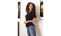 Glo Story Palaidinė Moterims Black WPO 4440-1