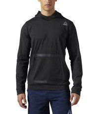 Reebok Hexawarm Pullover Hoodie džemperis, melns, BR9625