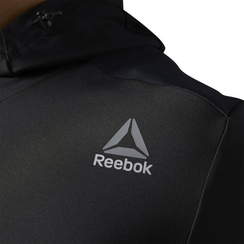 Reebok Hexawarm Pullover Hoodie džemperis, melns, BR9625