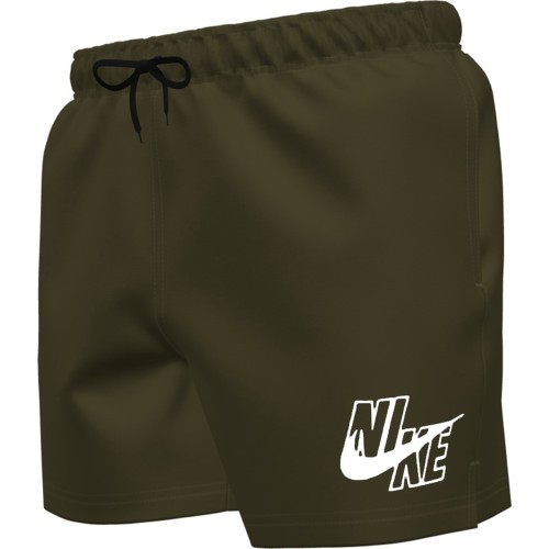 Nike Logo Solid 5" Men's Swim Shorts Khaki NESSA566 240