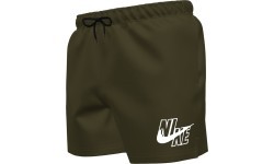 Nike Logo Solid 5" Men's Swim Shorts Khaki NESSA566 240