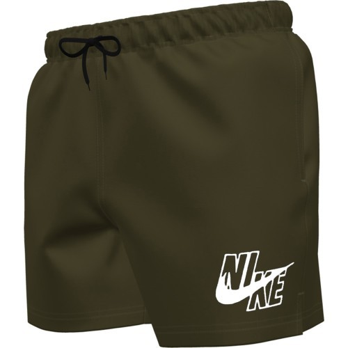 Nike Logo Solid 5" Men's Swim Shorts Khaki NESSA566 240