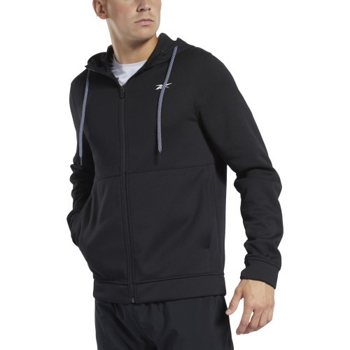 Толстовка Reebok Wor Dbl Kn Fz Hood Black FK6236