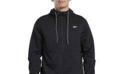Reebok džemperis Wor Dbl Kn Fz Hood Black FK6236