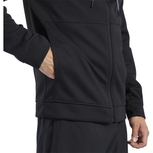 Reebok džemperis Wor Dbl Kn Fz Hood Black FK6236