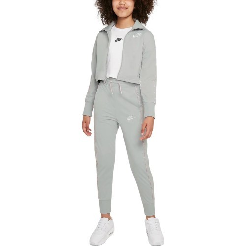 Nike meiteņu sporta tērps G NSW HW Trk Suit pelēks DD6302 077