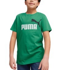 Puma Marškinėliai Paaugliams Ess+ 2 Col Logo Tee Green 586985 76