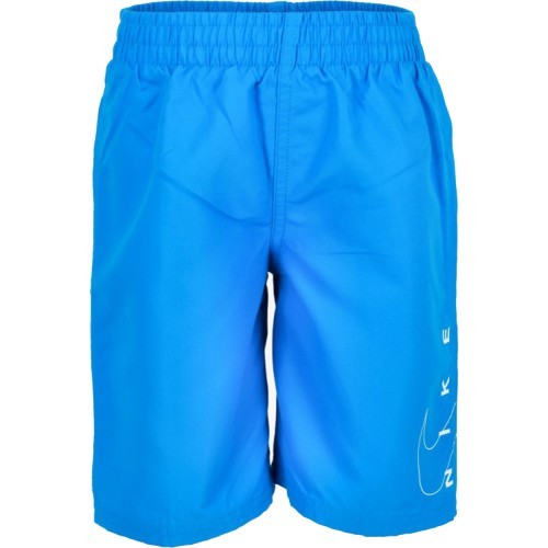 Плавательные шорты для подростков Nike B Split Lgo Volley Short 4" синие NESSC781 458