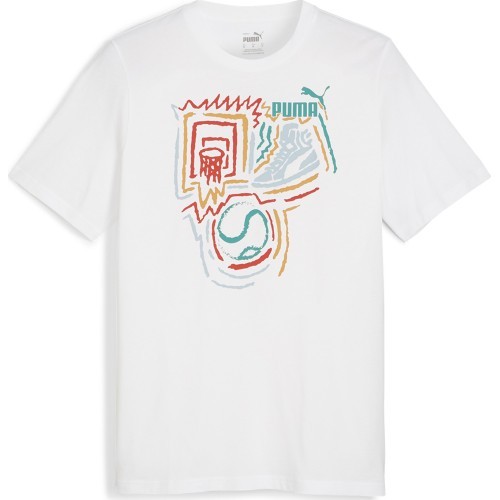 Puma Graphics Year Of vīriešu T-krekls, balts 680176 02