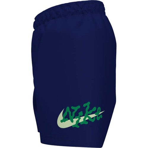 Плавательные шорты для подростков Nike Nk B Scribble 4'' Volley Short синие NESSE806 440